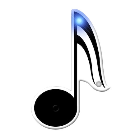 Endgame Music Note Flashing Body Light Lapel Pins EN1510407